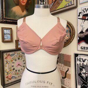 Glamorise Full-Figure Sport Bra 38G Pink Racerback Underwire Supportive Design